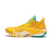 Li-Ning Air Strike 10 Comfortable Trendy Durable Breathable Supportive Rebound Mid-Top Professional Basketball Shoes Men Sneakers Yellow ABAU017-4 41