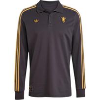 Adidas Originals Manchester United Terrace Football Casual Long Sleeve Polo Shirt Men tops JN2822 M