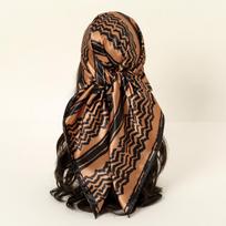 90*90cm Spausdintas šilkinis Palestinos skara Keffiyeh Satino moteriškas hidžabas Kuffiyeh Mažas kvadratinis skara Bandana Apsauga nuo saulės Plaukų juosta