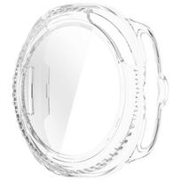 Pilnas apsauginis dėklas Samsung Galaxy Watch 8 Classic 46mm laikrodžiui, ekrano apsauginis dėklas, uždangtelis, kietas PC 2in1 korpusas + grūdinto stiklo plėvelė Watch8 Classic 46mm skaidri