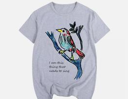 Collection Leonard Cohen Short Sleeve All Size S to 5XL Gray 100% Cotton T-shirt Mens Tees Top M