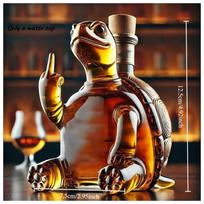Novelty Animal Shape Whiskey Decanter Creative Glass Liquor Bottle for Scotch Bourbon & Whiskey Bar Decor & Gift