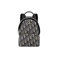 Dior Rider Oblique Classic Monogram Embroidered Leather Mini Backpack Kids Backpacks Beige Blue M1524STZL-M928 Basic Set (Bag+Dust Bag)