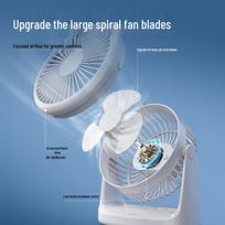 Deli USB Mini Desktop Fan juoda spalva