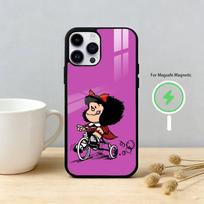 M-mafalda Phone Case For iPhone 17/16/15/14/13/12/Plus/Pro/Max for Magnetic Wireless Charging iPhone17Air