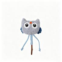 Catnip Chew Stick Cat Toy with Plush Koala Head and Natural Wood Stick for Dental Care and Interactive Play for Cats One Size
