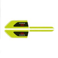 2pcs Car Side Fender Body Reflector Stickers Reflective Warning Strip Tape For Kia Rio Sportage Cerato Soul Sorento Picanto Ceed