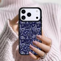 Bandana Seamless Pattern Phone Case For Apple iPhone 17 Air 16E 15 14 Plus 13 12 11 Pro Max Mini Funda Cover iPhone 13