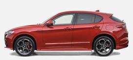 Alfa Romeo Stelvio - Chromuotos Šoninių Durų Juostelės