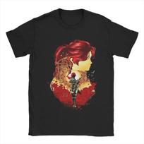 Expedition 33 Poster Cotton T-Shirt for Couple Summer Awesome T Shirts Breathable Harajuku Tees Big Size Hot Sale Tops S įvairiaspalvis