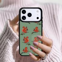 Cute Animal Squirrel Phone Case For Apple iPhone 17 Air 16E 15 14 Plus 13 12 11 Pro Max Mini Funda Cover iPhone 13 Pro Max