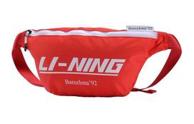 Li Ning Sports Fashion Collection Polyester Fanny Pack Regular Unisex Red ABLP042-3