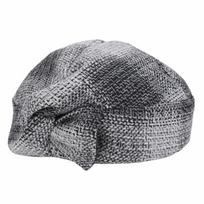 Dome Mom Plaid Beret Cap Contrast Color Wool Painter Cap Vintage Bow Twisted Hat  Girls pilka