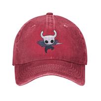 Hollow Knight Baseball Caps Retro Distressed Denim  Snapback Cap Unisex Outdoor Workouts  Adjustable Fit Hats Cap Adjustable