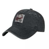 Loona Collage Helluva Boss Anime Baseball Caps Snapback Washed Denim Hats Adjustable Casquette Streetwear Baseball Cowboy Hat One Size