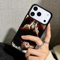 Capa Case for iPhone 17 Air 16 Pro Max 15 Plus 11 13 Mini 14 12 Back Phone Cover CUTE ORANGUTAN monkey BABY iPhone 13
