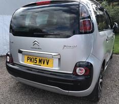 Citroen C3 Picasso - Chromuota chromuota juosta bagažinės dangčiui
