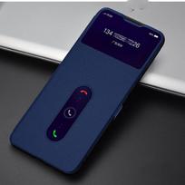 For Vivo V27 5G Case Luxury View Window Stand Leather Flip Case Cover for Vivo V27 V 27 V2231 V2246 Phone Case VivoV27 Fundas Vivo V27 5G mėlyna