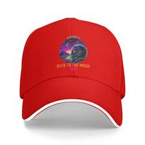Artemis II Back to The Moon  Synthwave Astronaut Baseball Cap Trendy Unisex Trucker Hat SunProof Design Fishing Baseball Caps One Size