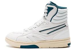Li Ning Textile, Leather Breathable High top Skateboard Shoes Women's White ALFR166-1 36
