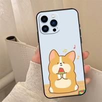 Cartoon Corgi Phone Case For iPhone 16 15 14 11 12 13 17 Pro Max mini 15 16 Plus 16e 17 Air Cover Coque iPhone 16e