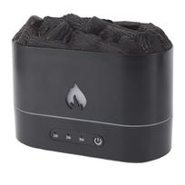 Diffuser 7 Colors Lights Fine Mist Simulated Flame Smart Timer 250ml   Super Quiet USB Charging   Humidifier for Bedroom