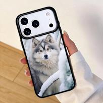 Snow Wolf Husky Arctic Dog Phone Case For Apple iPhone 17 air 16 Pro Max 15 Pro Max 14 13 12 11 Mini Back Cover iPhone 13 mini