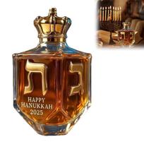 Hanukkah Whisky Bottle Novel Whisky Bottle Whisky Lover Hanukkah Souvenir (300ml) Vintage Soup Mugs With Handles gryna