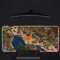 Heroes Of Might And Magic 3 Mouse Pad Gamer Luminescence Led Mouse Pad Gaming Table Rgb Deskmat Keyboard Pc Mousepad RGB600x300x3mm