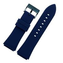 GUESS Laikrodžio apyrankė W0247G3 W0040G3 W0040G7 Serijai 22mm Silikoninė juosta Sportinė Vandeniui atspari Guminė riešo apyrankė 22mm mėlyna
