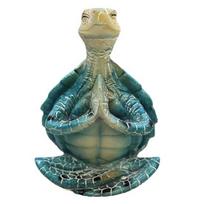 Joga Vėžlio Statulėlė Derva Sėdi Meditacijoje Vėžlio Figūrėlė Medituojantis Zen Vėžlys Ornamentas Jogos Studijai Namų Miegamojo Dekoracijai A