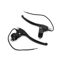 uxcell Brake Clutch Levers Motorcycle Aluminum Alloy 22mm Diameter Handlebar juoda