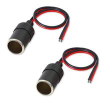 Cigarette Lighter Socket, Female Socket, Compatible with 12V/24V, Dual DC