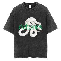New Arrival Mens Clothes Tee Shirt Homme Washed Vintage Rock Band Deftones Private Music Graphic Unisex Clothing New In Top  Tees M