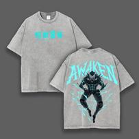Anime Kaiju No  Print Clothing Men Women Vintage Washed Tshirts Short Sleeve Oversized Tshirt Harajuku Male Cotton T Shirt S