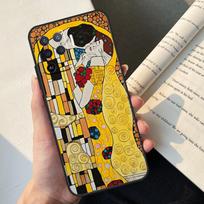 Gustav Klimt Kiss Art Case For Oppo A80 A60 A40 A78 A38 A18 A98 A58 A96 A76 A16 A94 A74 A54 A15 A17 A57 A77 A5 Pro OPPO A18 4G