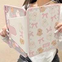 360 Degree Rotation Smart Cover for IPad 10th Gen Case 2022 Pro 11 2nd 3rd 4th IPad 2017 2018 9.7inch Air 4/5 10.9 Cartoon Bear ipad mini6 8.3