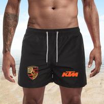 KT-BSJ KTM Racing Swim Shorts Men's Quick Dry Beach Shorts Summer Casual Board Shorts S
