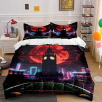 Big Ben, red moon. Bedding sets Duvet cover sets Duvet covers Pillowcases(1 * Duvet Cover 2 * Pillowcases without duvet insert) 135x200cm