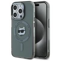 Etui Karl Lagerfeld Iml Metal Choupette Head Magsafe Do Iphone 15 Pro, Czarne