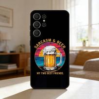 Beer Alcohol Phone Case For Samsung S26,S25,24,23,22,30,21,10,9,Ultra,Plus,Lite,Black Soft Case Samsung S21lite