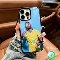10-N- Neymar Football Phone Case For IPhone17 16 15 14 13 12 11  Pro Max 16/15/14Plus Wireless Charger Cover Funda iPhone16ProMax