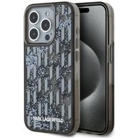 Etui Karl Lagerfeld Liquide Glitter Monogram Gradient Do Iphone 15 Pro Max Czarny