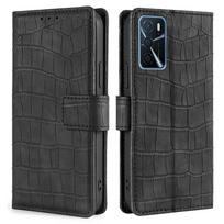 Wallet Case For Oppo Realme 5 8 6 Pro C21 C11 C3 A54 A55 A94 A74 Reno 5 2 Z F 5 Lite Crocodile Pattern Flip PU Leather Card Holster Cover Phone Bumper Oppo A1 (5G)/A98 (5G)/F23 (5G) juoda