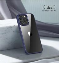 iPhone 14/14 Pro/14 Pro Max Anti-Fall Transparent Protective Case iPhone 14 Pro Max mėlyna
