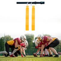 Football Belt Flag Rugby Tag Games Sports Equipment Professional Waist Strap Yellow