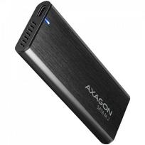 AXAGON EEM2-SBC, M.2 SATA screwless RAW box, black, SuperSpeed USB-C 10Gbps