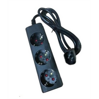 Eaton | Eaton Output cable IEC-Schuko 10A C14 - 3x Schuko-Box | 1010081 | Sockets quantity 3