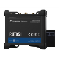 Teltonika | Industrial Cellular router | RUT951 | 802.11n | 10/100Mbit/s | Ethernet LAN (RJ-45) ports 3 | Mesh Support No | MU-MiMO No | 2G/3G/4G | Antenna type 2 x SMA for LTE, 2 x RP-SMA | RUT951000000