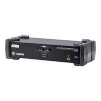 Aten | 2-Port USB 3.0 4K HDMI KVMP Switch with Audio Mixer Mode | CS1822 | CS1822-AT-G